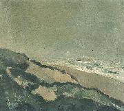 Theo van Doesburg Dunes and sea France oil painting artist